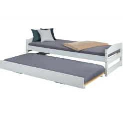 Lit Gigogne 90x200 blanc QUINTAS