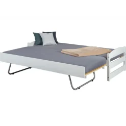 Lit Gigogne 90x200 blanc QUINTAS