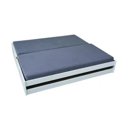 Lit multifonction 90x200 blanc LORA