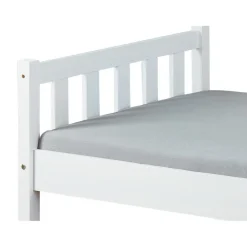 Lit simple 90x200 blanc COLMAR