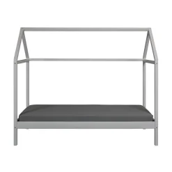 Lit SUN ROAD 90x200 gris sans sommier