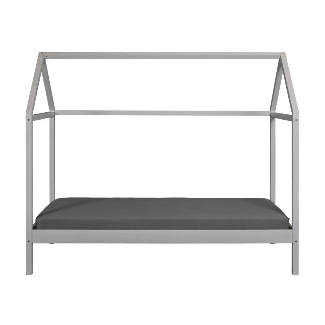 Lit SUN ROAD 90x200 gris sans sommier