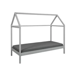 Lit SUN ROAD 90x200 gris sans sommier