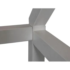 Lit SUN ROAD 90x200 gris sans sommier