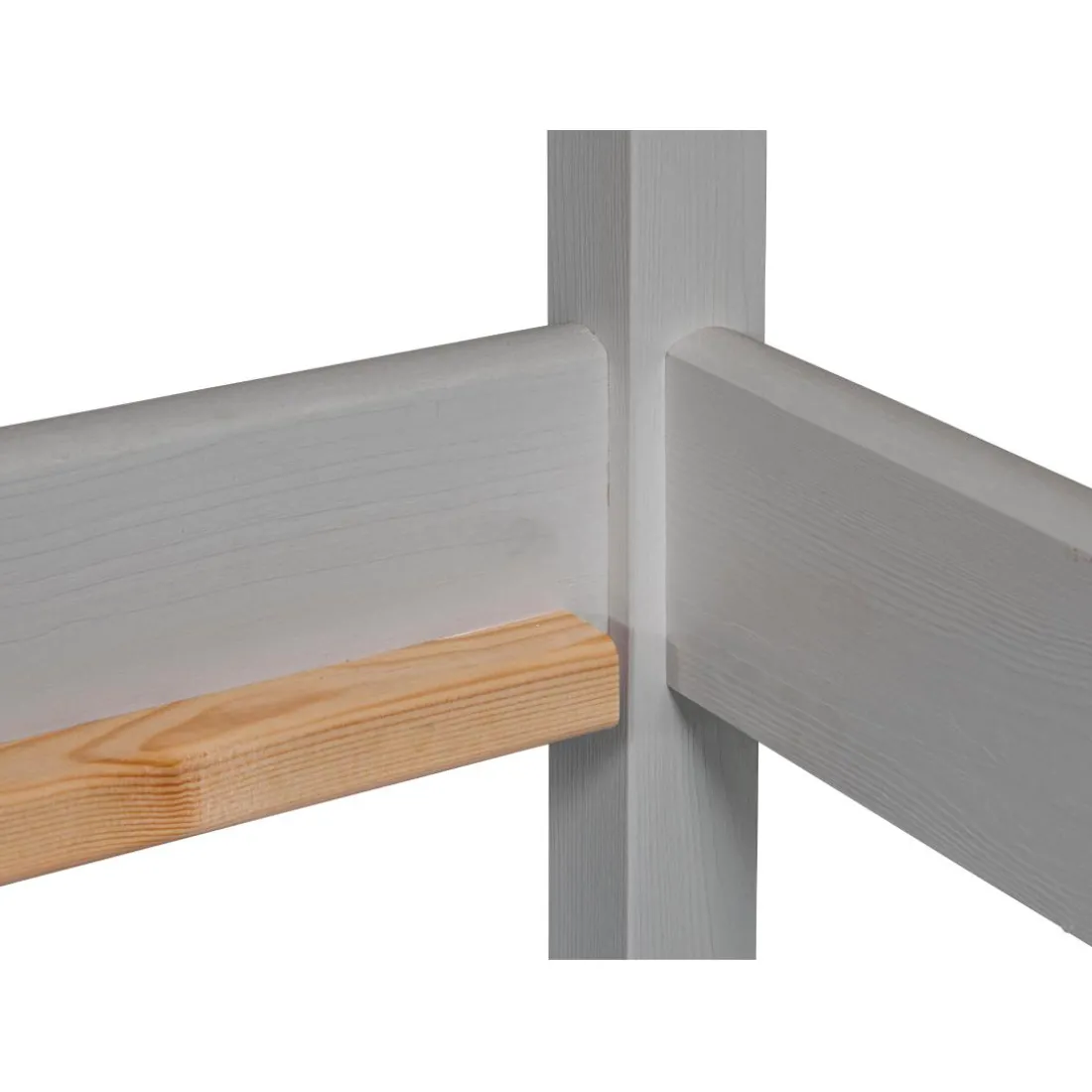 Lit SUN ROAD 90x200 gris sans sommier