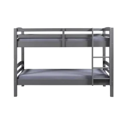 Lit Superposé LAVIUS 90x200 cm Gris