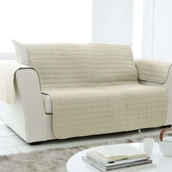 Lot de 2 accoudoirs matelassés 70x55 - beige