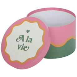 Lot de 4 boîtes Cherie rouge
