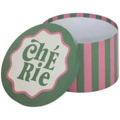 Lot de 4 boîtes Cherie rouge