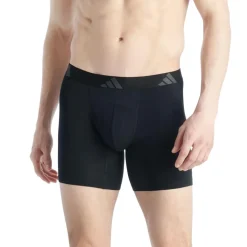 Lot de 2 boxers brief ergonomiques homme Active Flex Cotton Adidasport noir en coton
