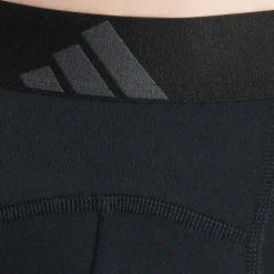 Lot de 2 boxers brief ergonomiques homme Active Flex Cotton Adidasport noir en coton