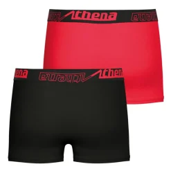 Lot de 2 boxers garçon Ecopack Athena multicolore