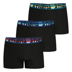 Lot de 3 boxers homme 720 Stretch Coton Athena noir