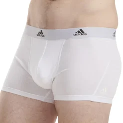 Lot de 3 boxers homme Active Flex Coton Adidas blanc