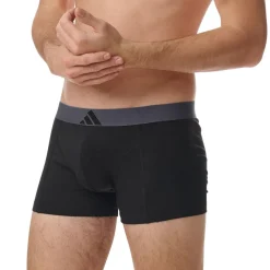Lot de 3 boxers homme Active Flex Cotton Body Adidasport noir en coton