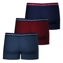 Lot de 3 boxers homme Business Print Eminence bleu en coton