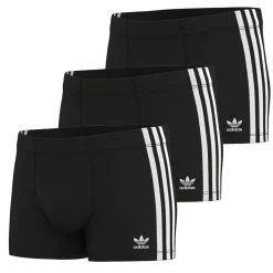 Lot de 3 boxers homme Coton Flex 3tripes Adidas noir