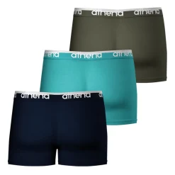 Lot de 3 boxers homme Easy Bio Athena multicolore en coton