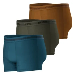Lot de 3 boxers homme Easy Recyclé Athena multicolore en coton