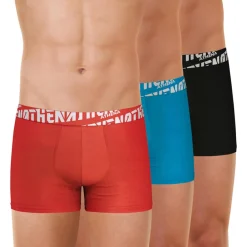 Lot de 3 boxers homme Easy Sport Athena rouge en coton