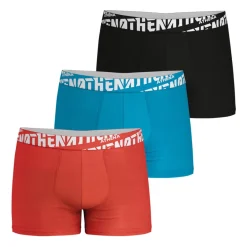 Lot de 3 boxers homme Easy Sport Athena rouge en coton
