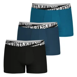 Lot de 3 boxers homme Easy sport Athena bleu en coton
