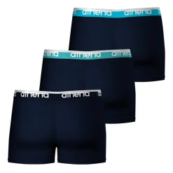 Lot de 3 boxers homme Easy Bio Athena bleu en coton