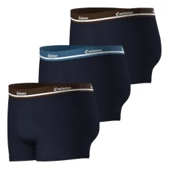 Lot de 3 boxers homme Eminence bleu en coton