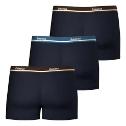 Lot de 3 boxers homme Eminence bleu en coton