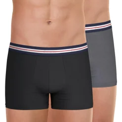 Lot de 2 boxers homme Fait en France Eminence bleu multicolore