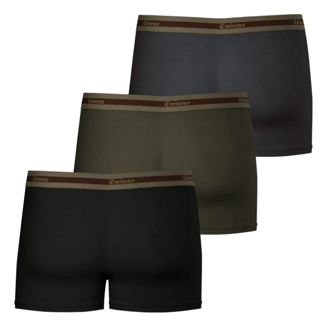 Lot de 3 boxers homme Sélection Coton Bio Eminence multicolore