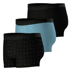 Lot de 3 boxers homme Studio Eminence noir en coton