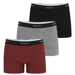 Lot de 3 boxers homme Tailor Eminence multicolore en coton