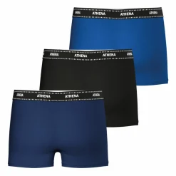 Lot de 3 boxers My Petit Prix bleu en coton pour garçon
