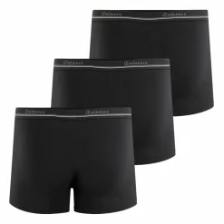 Lot de 3 boxers pour fuites urinaires Homme Sérénité Heritage noir en coton
