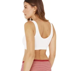 Lot de 2 brassières femme Ecopack Basic noir en coton
