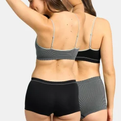 Lot de 2 brassières noires