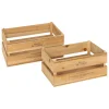 Lot de 2 cagettes Little cottage Bois
