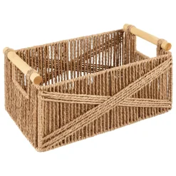Lot de 3 caisses Eugène Beige