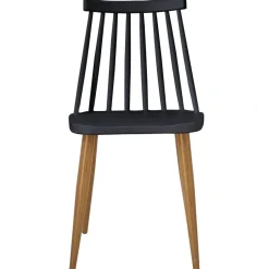Lot de 2 Chaises Noir ILLICO