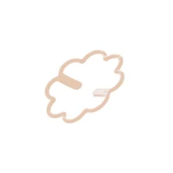 Lot de 4 clips dos nageur beige clair, beige foncé, blanc et noir