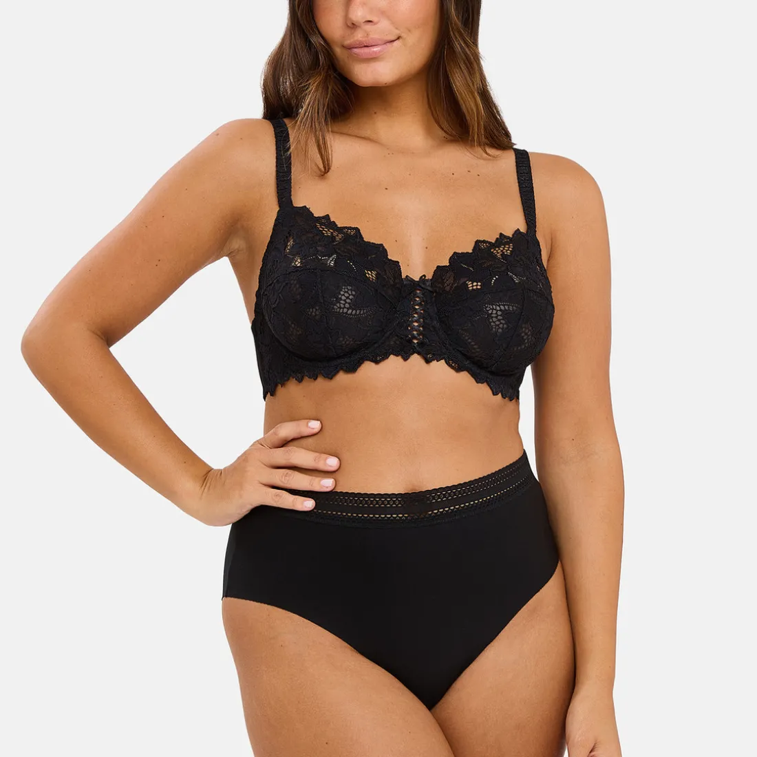Lot de 2 culottes en coton - Noir