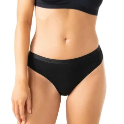 Lot de 3 culottes femme Ecopack Mode Athena noir en coton