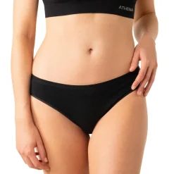 Lot de 3 culottes femme Ecopack Basic Athena noir en coton