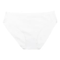Lot de 3 culottes femme Ecopack Basic Athena blanc en coton