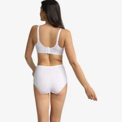Lot de 2 culottes hautes - Blanc Playtex en coton bio