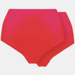 Lot de 2 Culottes taille haute gainantes invisibles - Rouge MAGIC bodyfashion