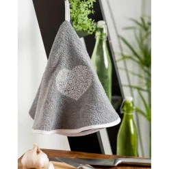 Lot de 2 Eponges Cloche ROMANTIQUE Gris 60 cm
