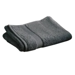 Lot de 2 gants de toilette AIRDROP gris charbon en coton