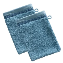 Lot de 2 gants en coton EP. SERVOPTIQUE bleu